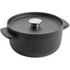 Каструля KitchenAid Matte Oven-to-table, чавунна з кришкою 3,3 л, чорна (CC004899-001)