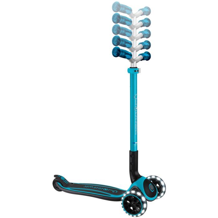 Самокат Globber Ace колеса з підсвіткою Фуксія (667-110) изображение 3