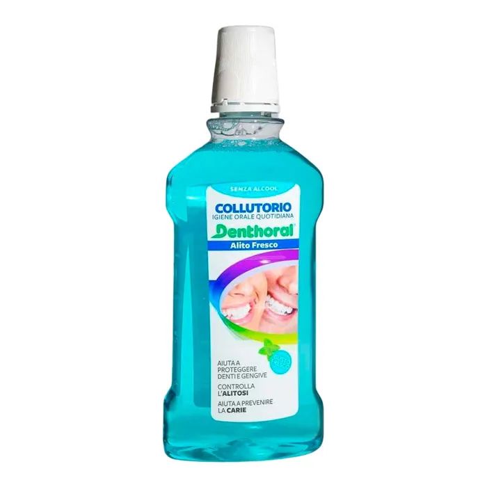 Ополіскувач для порожнини рота Denthoral Dentifricio Свіжий подих 500 мл (8002185041962)