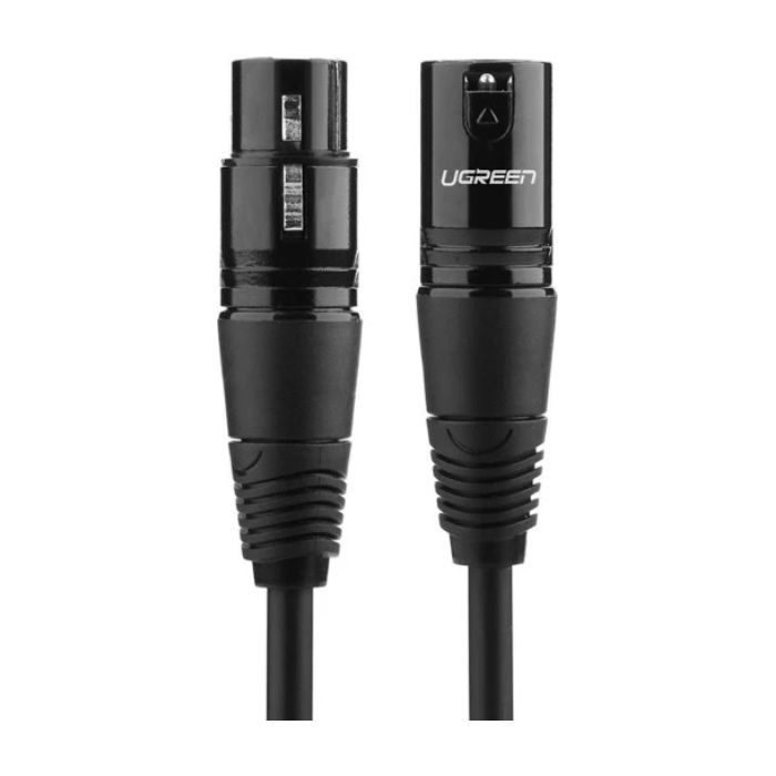Кабель мультимедійний XLR M to XLR F 5.0m AV130 black Ugreen (20712) зображення 2