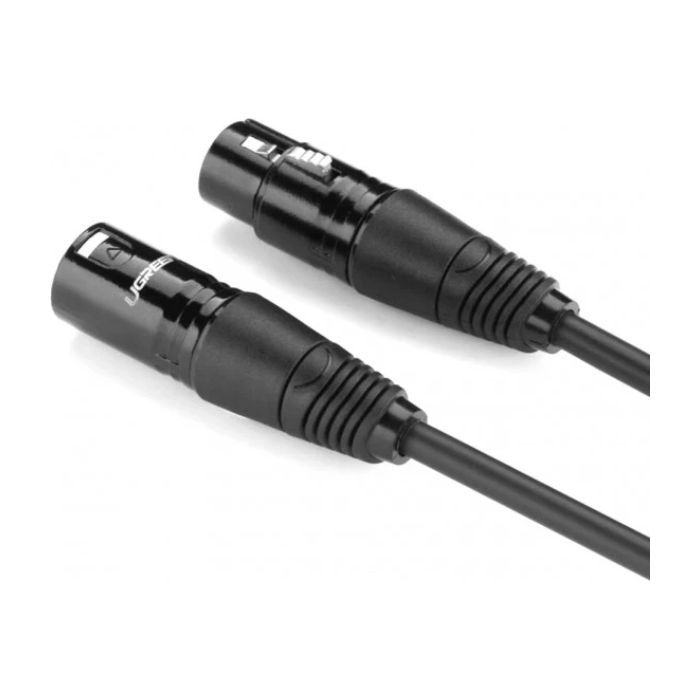 Кабель мультимедійний XLR M to XLR F 5.0m AV130 black Ugreen (20712) зображення 3