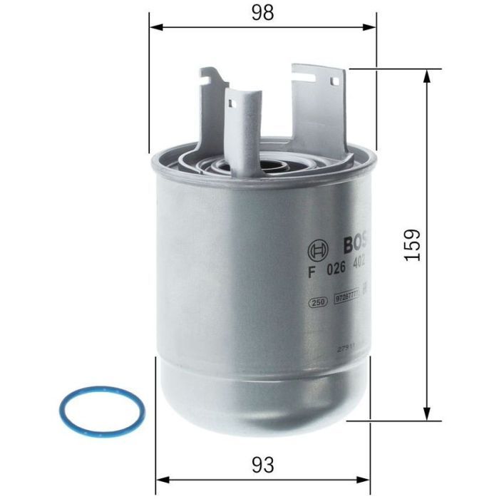 Фильтр топливный Bosch F026402289 изображение 5