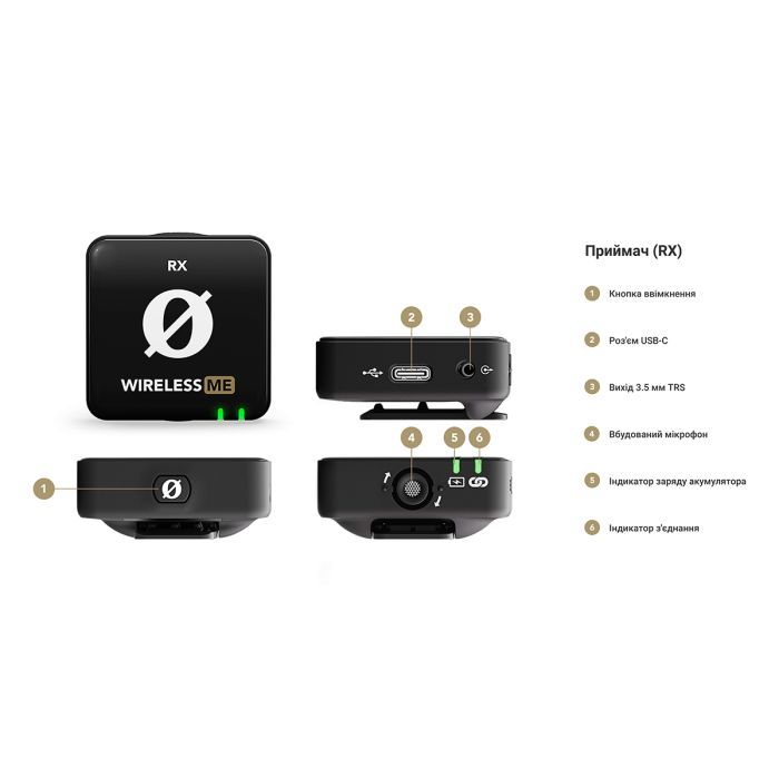 Микрофон Rode Wireless ME (233986) изображение 6 Микрофон Rode Wireless ME (233986) изображение 6