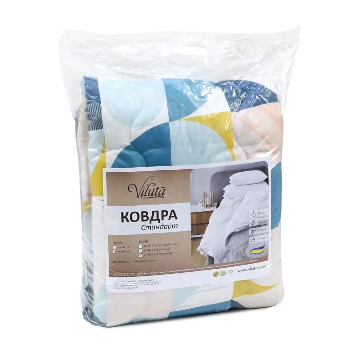 Одеяло Viluta силиконовое стеганое Стандарт 200х220 (ковдра_стандарт_220*200) изображение 2