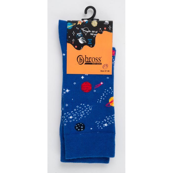 Носки детские Bross со звездами (1976-13B-blue) изображение 2