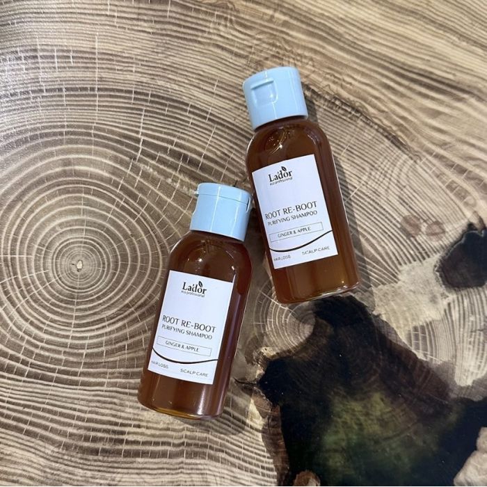 Шампунь La'dor Root Re-Boot Purifying Shampoo Ginger & Apple 50 мл (8808033025036) изображение 3