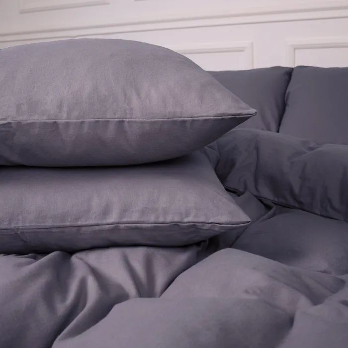 Постельное белье MirSon 001 Ash grey Фланель 143х210 Полуторный (2200009648199) изображение 6