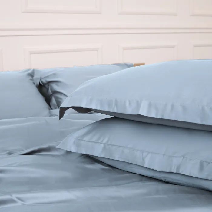 Постельное белье MirSon Tencel №04 Blue 2x160x220 Семейный Евро (2200009369575) изображение 9