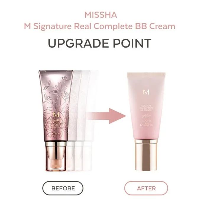 BB-крем Missha M Signature Real Complete BB Cream SPF30/PA++ 21 (8809747943678) изображение 4