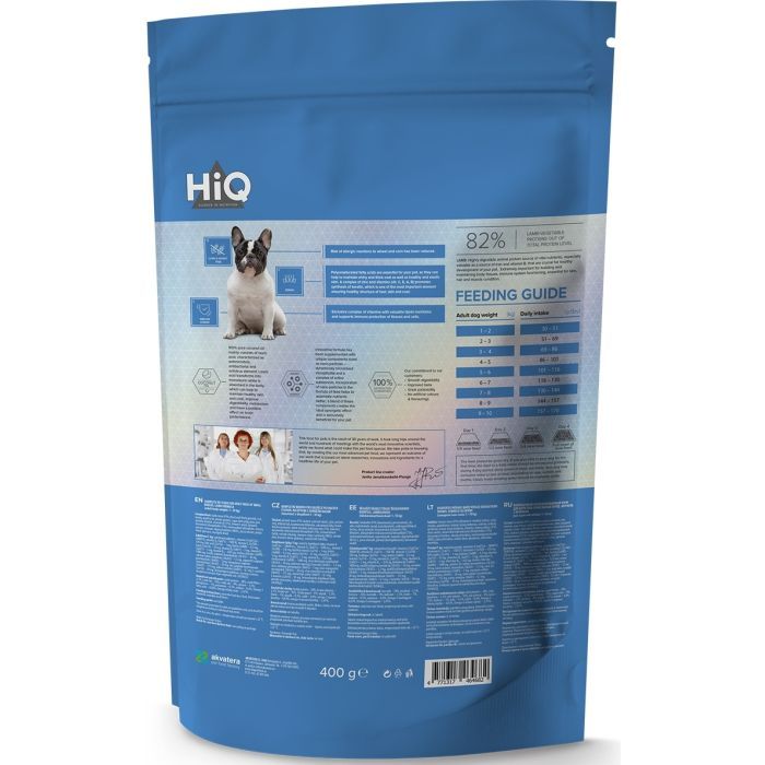 Сухой корм для собак HiQ Mini Adult Lamb 400 г (HIQ46468) изображение 2