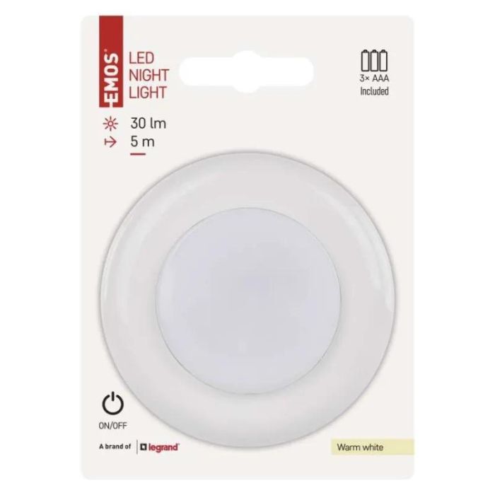 Ночник EMOS 30Lm 3 ААA пластик (P4722) изображение 7