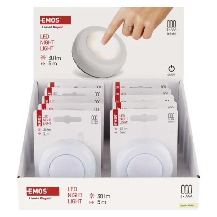 Ночник EMOS 30Lm 3 ААA пластик (P4722) изображение 9