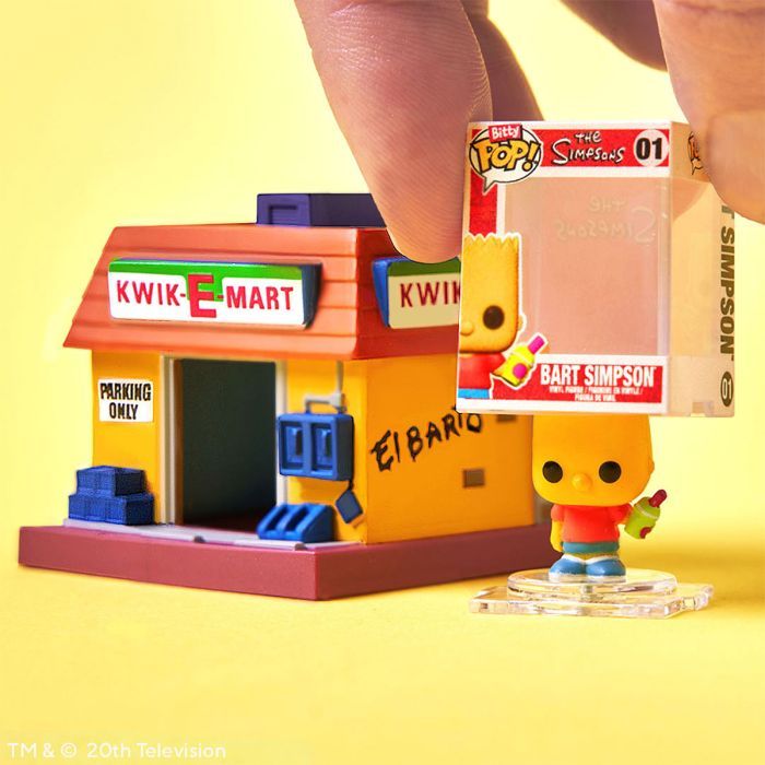 Фігурка Funko Pop набір Bitty Pop! Town - Барт Сімпсон і Квікі-Март (83684) зображення 6