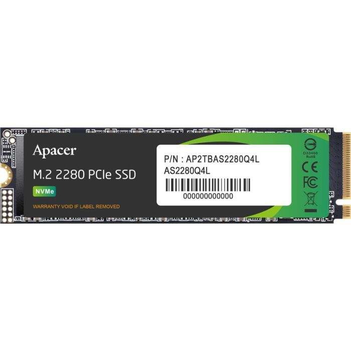Накопичувач SSD M.2 2280 512GB Apacer (AP512GAS2280Q4L)