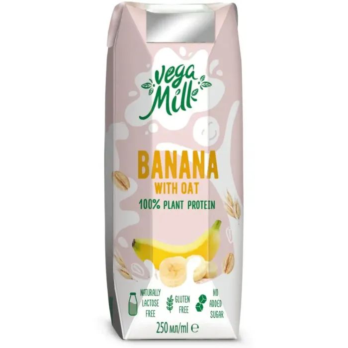 Молоко рослинне Vega Milk Вівсяне з бананом 250 мл (4820192262163)