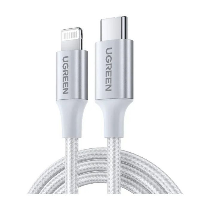 Дата кабель USB-C to Lightning 1.0m 3A 60W US304 black UGREEN (60759)