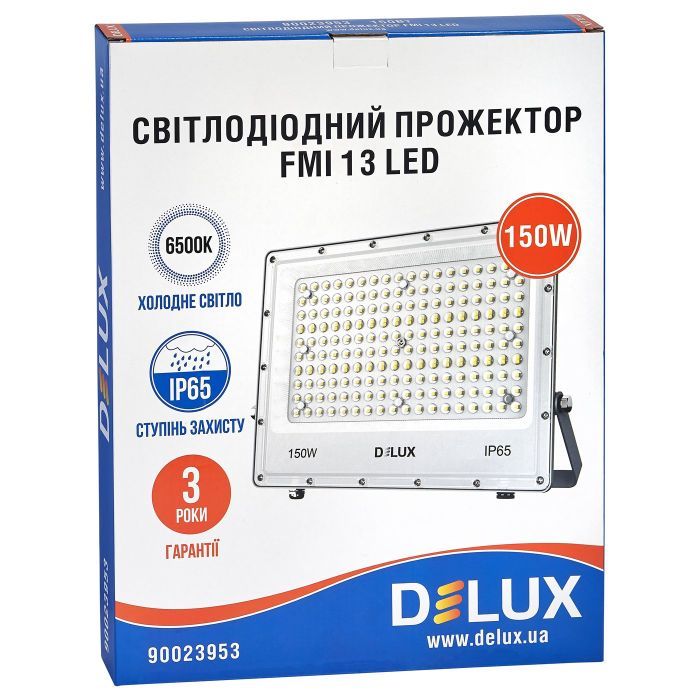 Прожектор Delux FMI 13 LED 150Вт 6500K_IP65 серый (90023953) изображение 2