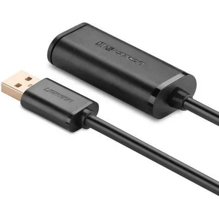 Дата кабель USB 2.0 AM to AF 10.0m Active black Ugreen (10321) изображение 3