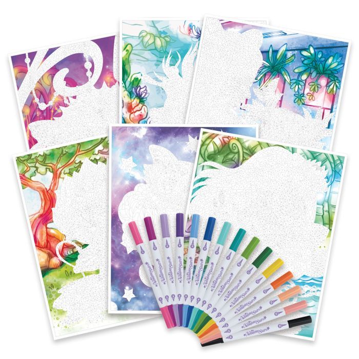 Набор для творчества Nebulous Stars Розмальовка по номерах Зіркові таємниці (11382) изображение 2