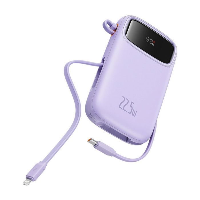 Батарея універсальна Baseus Qpow2 20000mAh 22.5W PD, QC/3.0, Purple (P10055002513-00) зображення 5