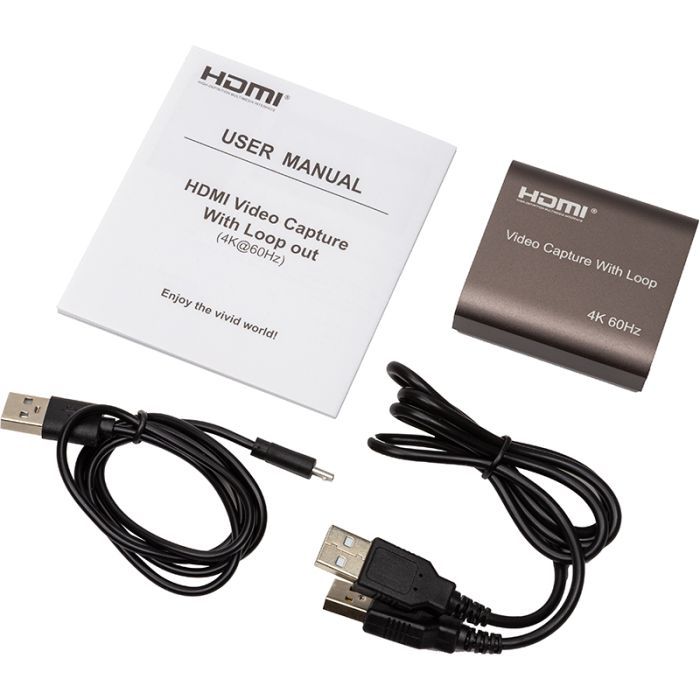 Пристрій захоплення відео PowerPlant HDVC5 HDMI 4k/60hz (CA914166) зображення 2