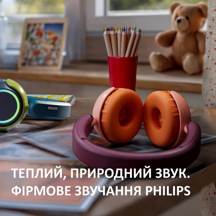 Навушники Philips TAK4200CT/00 Wireless Blue/Green (TAK4200CT/00) зображення 11