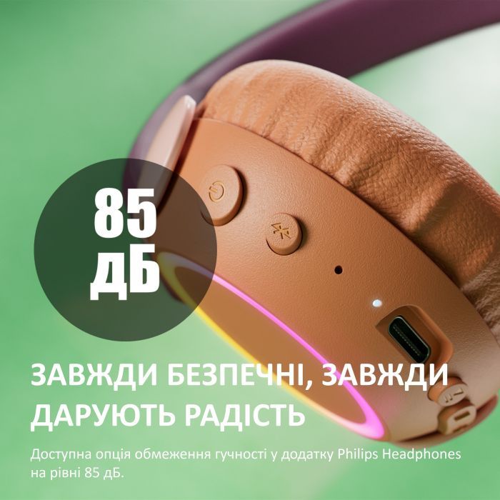 Навушники Philips TAK4200CT/00 Wireless Blue/Green (TAK4200CT/00) зображення 5