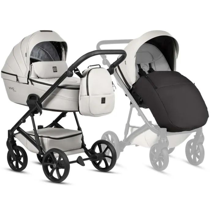 Коляска TUTIS 2 в 1 VIVA 6 plus (Leather Cedar) (1612083)