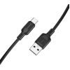 Дата кабель USB 2.0 AM to USB-C 3.0m silicone BX113 black BOROFONE (6941991115554) зображення 2