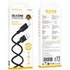 Дата кабель USB 2.0 AM to USB-C 3.0m silicone BX113 black BOROFONE (6941991115554) зображення 5