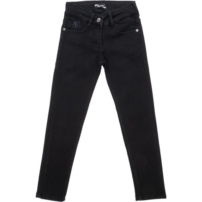 Джинсы детские A-Yugi утепленные (7294-116G-black)