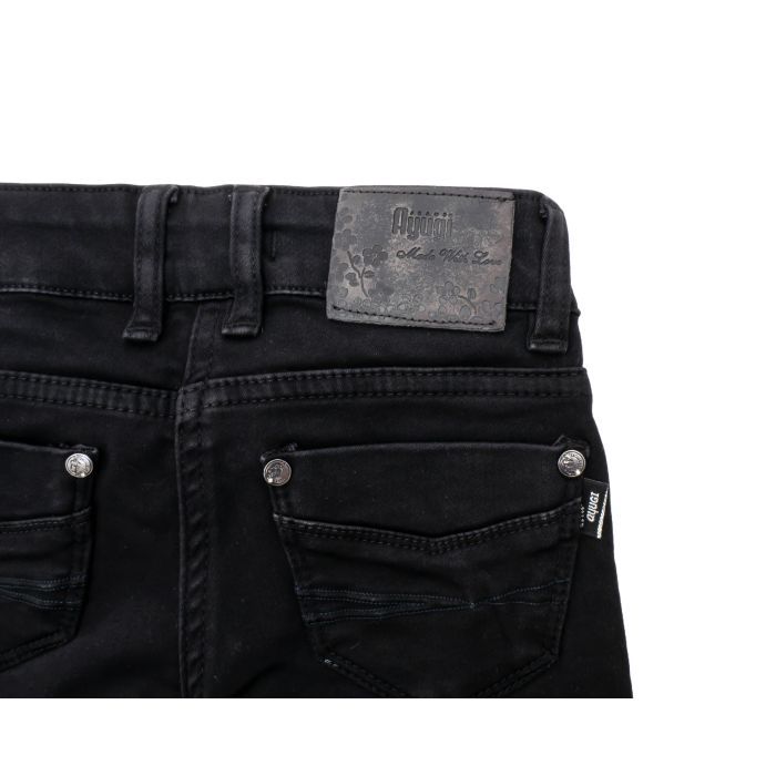 Джинсы детские A-Yugi утепленные (7294-116G-black) изображение 4