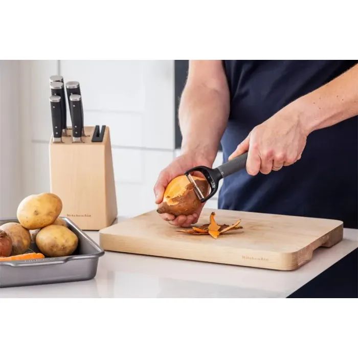 Овочечистка KitchenAid Classic горизонтальна 18 см білий (KHA145OHPNG) зображення 3