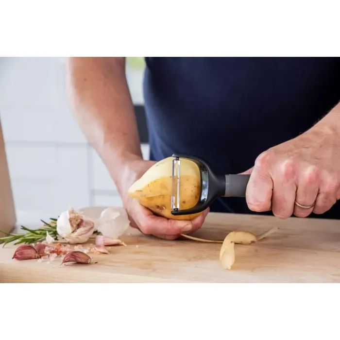 Овочечистка KitchenAid Classic горизонтальна 18 см білий (KHA145OHPNG) зображення 5