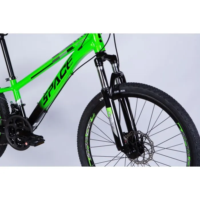 Велосипед Space 24" MERCURY DD FR рама-11" AL 2026 зелено-чорний (OPS-SP-24-063) изображение 4