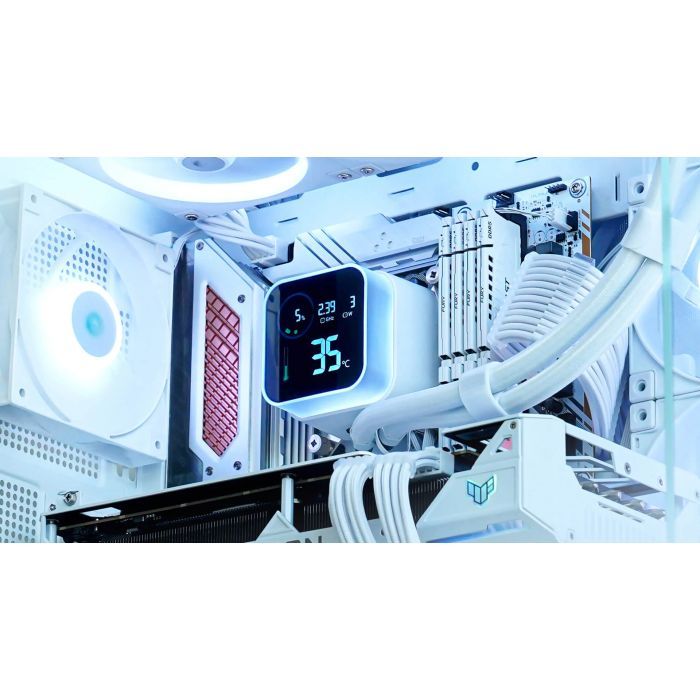 Система жидкостного охлаждения Deepcool LQ360 Ultra ARGB WH (R-LQ360-WHASMC-G-1) изображение 13