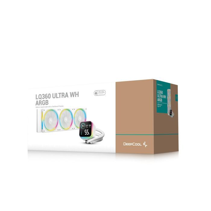 Система жидкостного охлаждения Deepcool LQ360 Ultra ARGB WH (R-LQ360-WHASMC-G-1) изображение 6