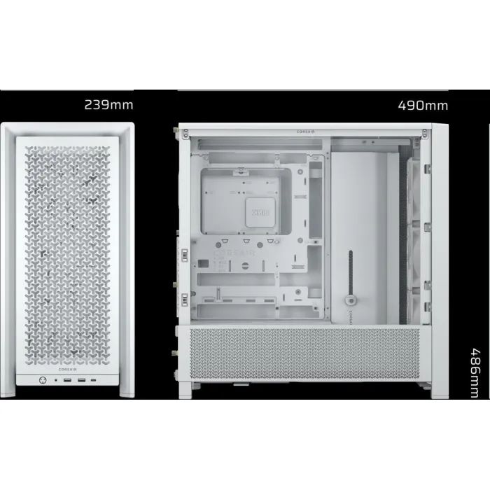 Корпус для ПК Corsair FRAME 4000D RS ARGB White (CC-9011297-WW) изображение 8