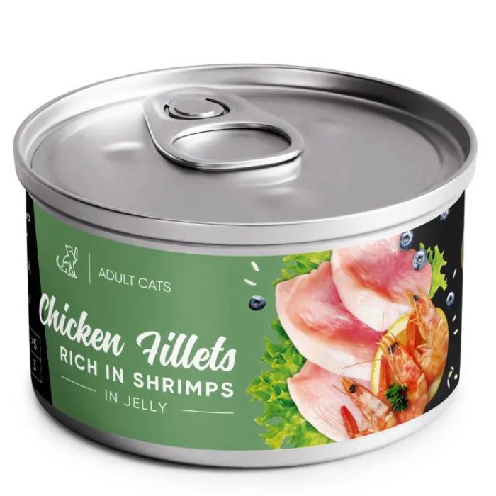 Консервы для кошек Savory филе курицы с креветками в желе 70 г (4820261920994)