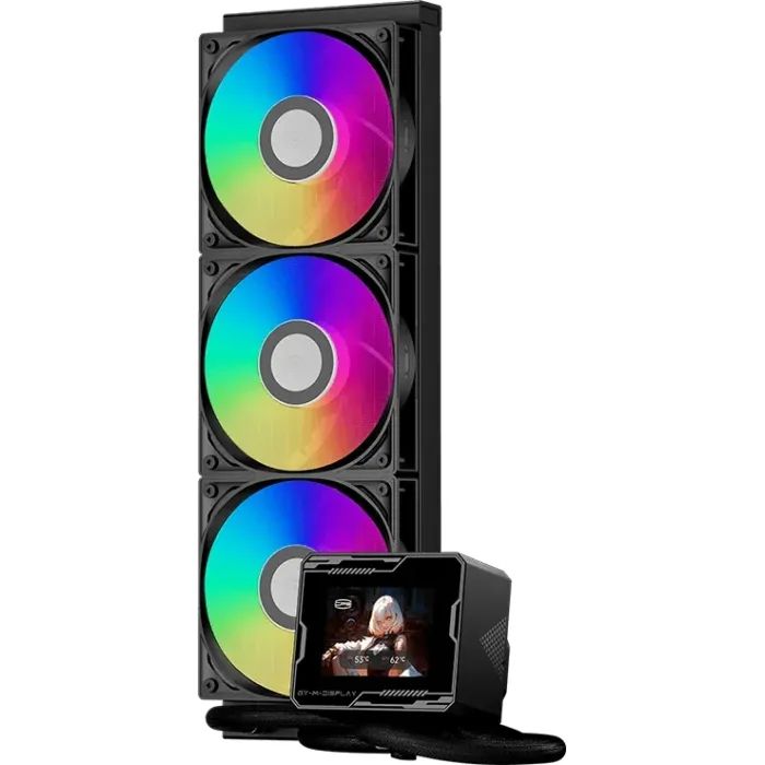 Система рідинного охолодження PcCooler GT360M ARGB Display BK зображення 2