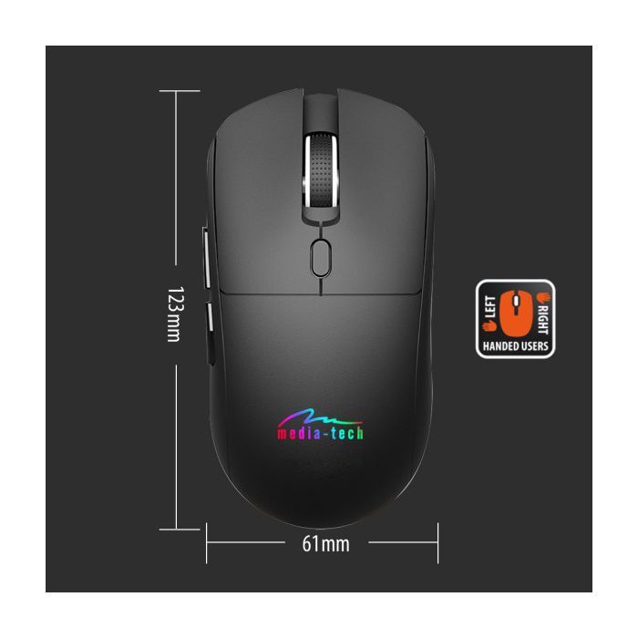 Мышка Media-Tech MT1124 Wireless Black (MT1124) изображение 11
