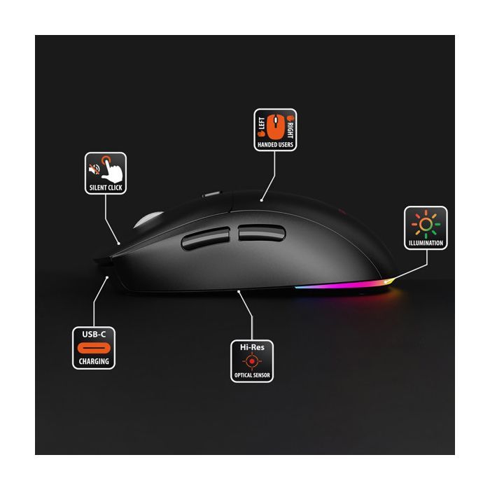 Мышка Media-Tech MT1124 Wireless Black (MT1124) изображение 8