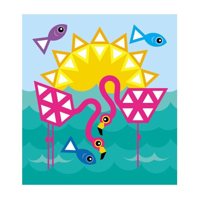 Книга Мозаїка з наліпок. Для дітей від 4 років. Трикутники Ранок (9789667516086) изображение 4