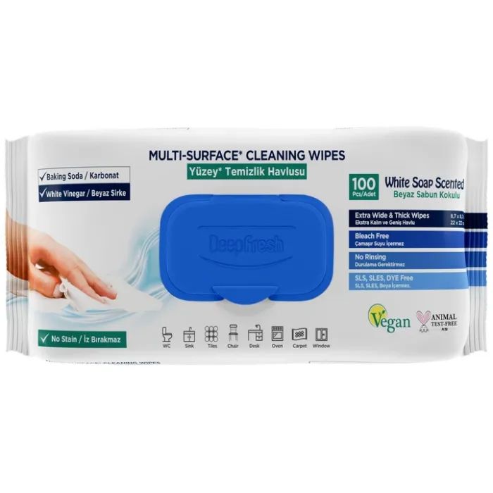 Салфетки для уборки Deep Fresh Soap Влажные 100 шт. (8681554625349)