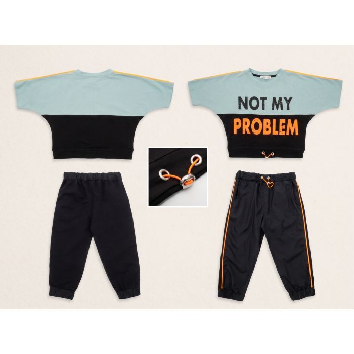 Набор детской одежды Smile NOT MY PROBLEM (5067-152G-mint) изображение 9