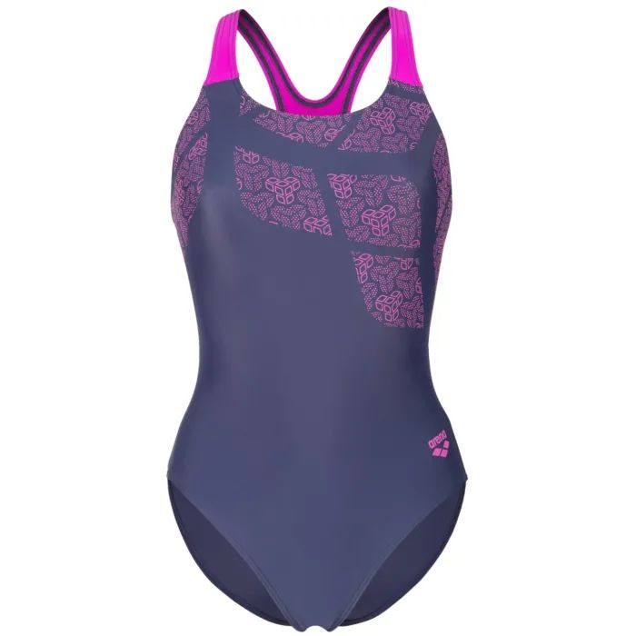 Купальник Arena Kikko Swimsuit Swim Pro Back 010807-580 чорний, бірюзовий 36 (3468337854531) зображення 7