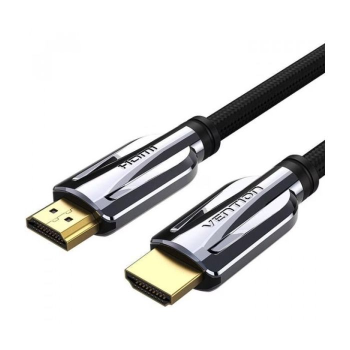 Кабель мультимедийный HDMI M to HDMI M 3.0m V2.1 8K60Hz braided black Vention (AALBI)