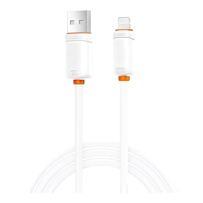 Дата кабель USB 2.0 AM to Lightning 1.0m 3A black XO (NB302-AI.black) изображение 3
