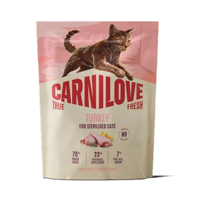 Сухий корм для кішок Carnilove True Fresh Turkey Sterilised 400 г (8595602582099)