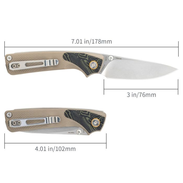 Нож SRM Dome, Brown G10, Stonewash (106M-GW) изображение 10
